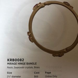 Silpada KRB0082 Mirage Hinge Bangle